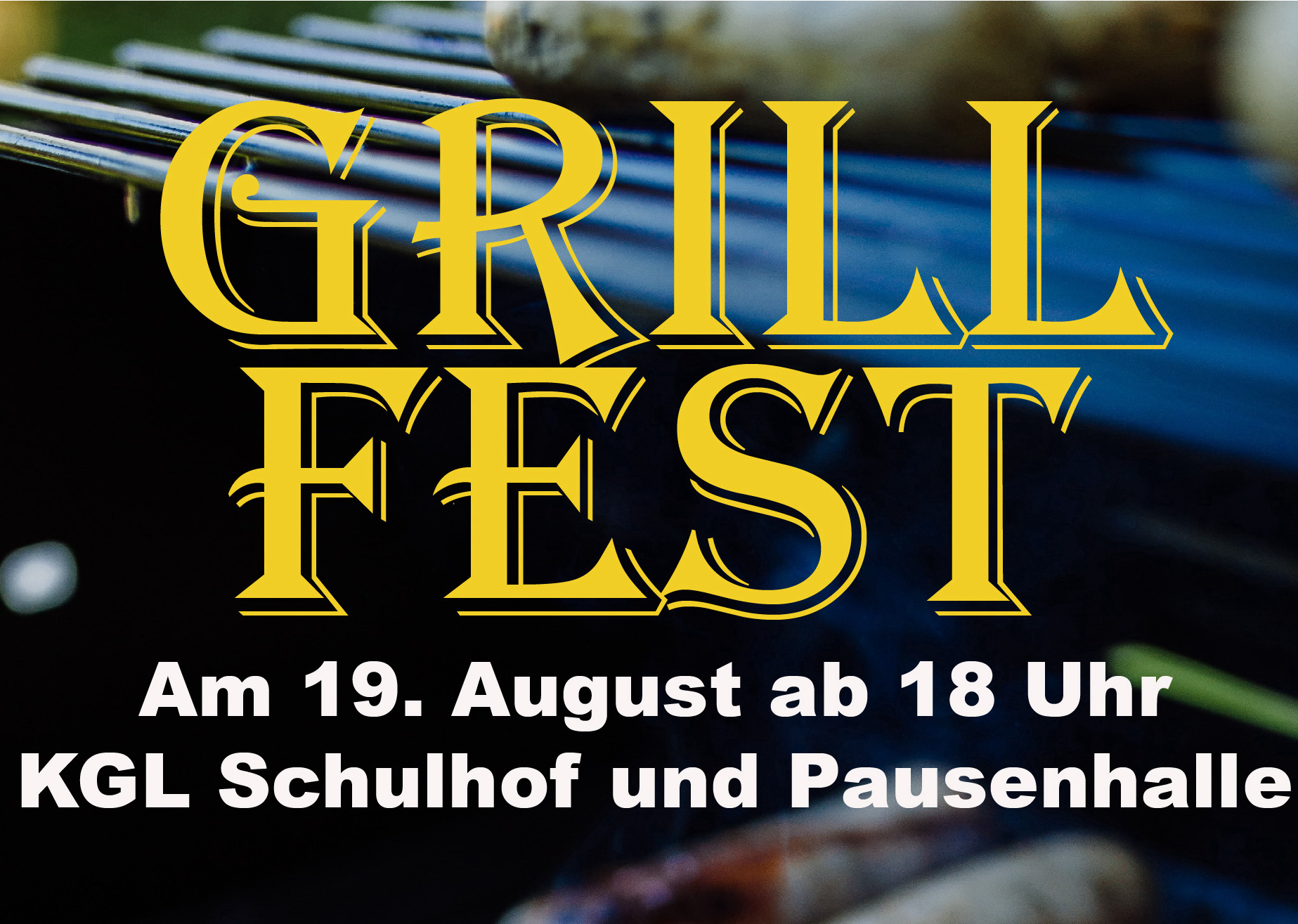 Grillfest, 19. August 2022 ab 18 Uhr