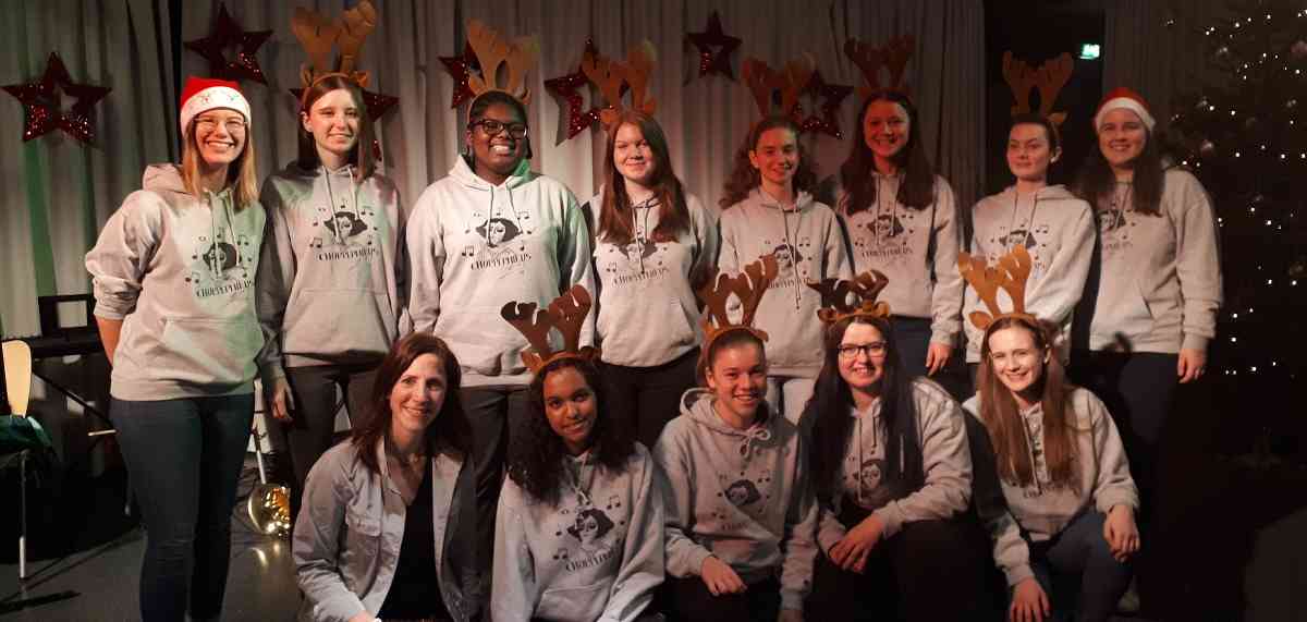 Gruppenfoto Weihnachtssingen